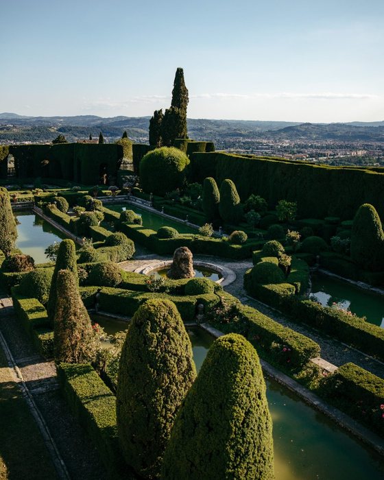 The water parterre at Villa Gamberaia